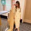 ridhi yellow muslin kurta set