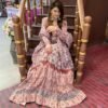 gajra chanderi set