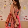 Pallavee peach sharara set