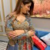 Aleena grey bandhej maxi set