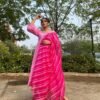 pink royal paradise glace suit set