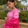 pink royal paradise glace suit set
