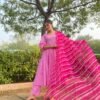 pink royal paradise glace suit set