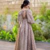 kalki brown cotton maxi