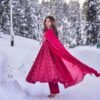 navya pink suit set