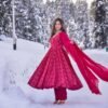 navya pink suit set