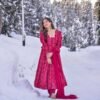 navya pink suit set