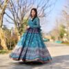 kushangini chanderi maxi set