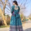 kushangini chanderi maxi set