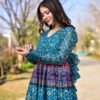 kushangini chanderi maxi set