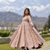 armina pastel chanderi maxi set