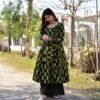 moonless black cotton suit set