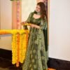rida green maxi set