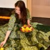 rida green maxi set