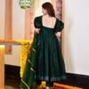 kashish green chanderi suit set