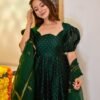 kashish green chanderi suit set