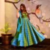 secret blue and green maxi set
