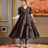 black herbal cotton suit set
