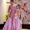 keshori chanderi maxi set