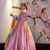 keshori chanderi maxi set