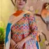 keshori chanderi maxi set