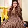 mannat brown cotton suit set