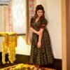 Green ajrakh cotton suit set