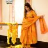 orange Valeria suit set