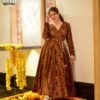kaashni maroon kurta set