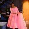 inayat baby pink embroidered suit set