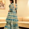 princess blue organza dress