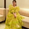 Elsa green organza dress
