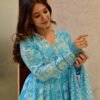 ocean blue cotton suit set