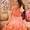 Aarvi orange chanderi maxi
