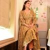 melina beige cotton suit set