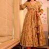 melina beige cotton suit set