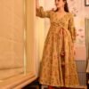 melina beige cotton suit set
