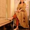 melina beige cotton suit set
