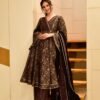 gurleen muslin black suit set