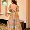 medallion floral lehenga choli