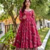 pink rhythm kurta palazzo set