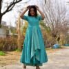 blue blossom kurta palazzo