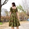 delicate green kurta set