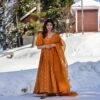 vibrant mustard maxi set
