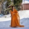 vibrant mustard maxi set