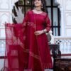 Pretty Maroon Gottawork SALWAR SUIT