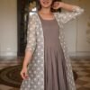 ADVIKA INNER WITH SHRUG SET