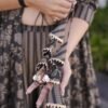 grey croptop palazzo with floral shrug set