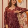GARGI FLORAL SHRUG SET