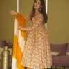 ziya yellow floral suit set